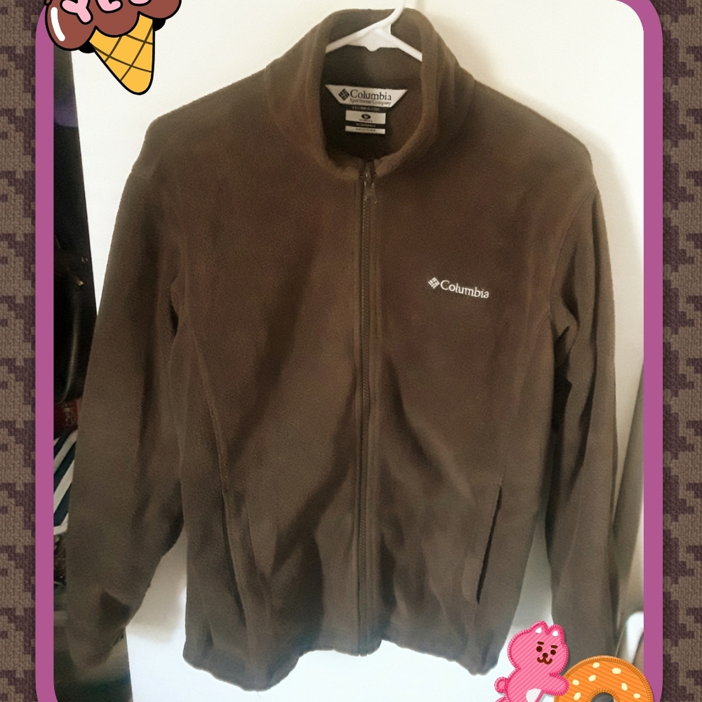 ❤LIKE NEW Chocolate Brown Columbia Fleece Size M❤